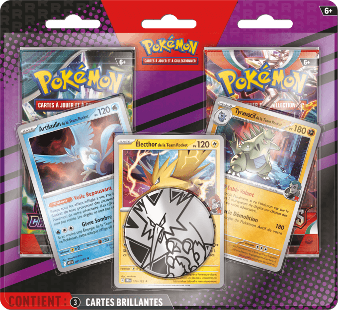 Pokémon : pack 2 boosters Q4 25 (Blister) 3 c.p.