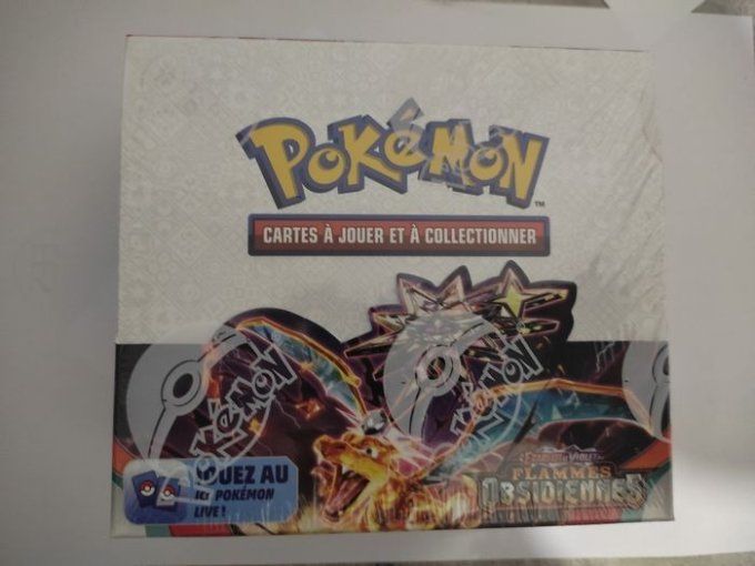 Display Pokemon ev3 flamme obsidienne 