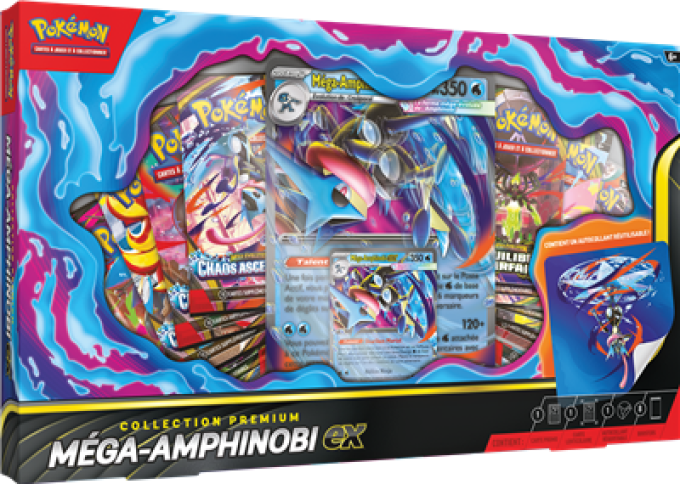 Pokémon : Coffret Premium (8b) mega -amphinobi ex