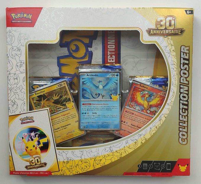 Pokémon :  30 ans  Coffret poster