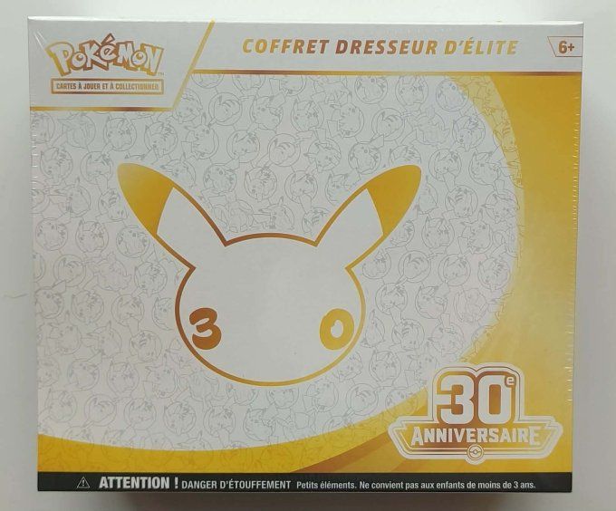 etb Pokémon :  30 ans  coffret dresseur d'elite 